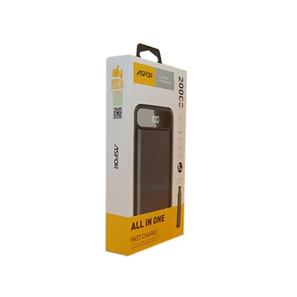 Aspor 20000mAh Power Bank With PD Charging A396 - Image 2